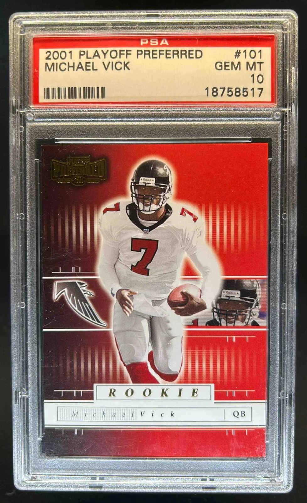 Michael Vick Playoff Preferred #101 Base