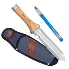 Hori Hori Garden Knife, Multi-Purpose Gardening Knifes with 7" Stainless Stee...