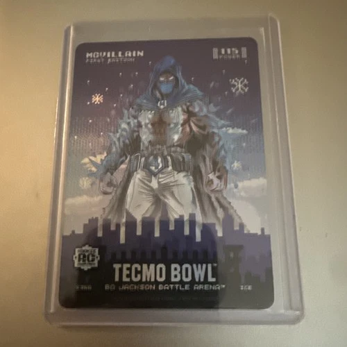 MCVILLIAN - TET MCMILLAN RC ROOKIEBo Jackson Battle Arena Tecmo Skyline ICE Foil