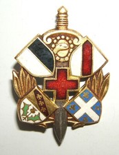 INSIGNE 6° SECTION D'INFIRMIERS MILITAIRES - Drago