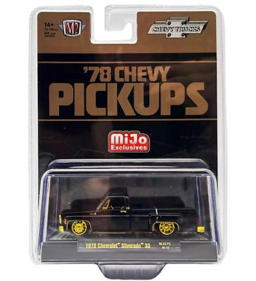 Modèle Réduit Chevrolet Silverado 1975 1/64 Par M2 Machines - Utilitaire, équipement Spécial, Diecast