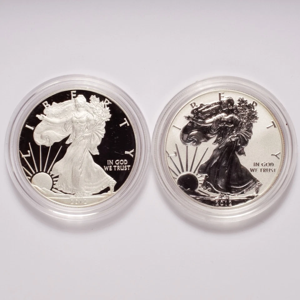 2012-S Silver American Eagle Two-Coin Proof Set - Image 2 of 3