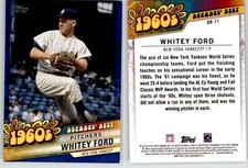 Whitey Ford 2020 Topps Decades’ Best Blue DB-11 Yankees