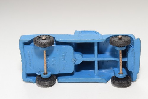 A48 1:43 VINYL LINE GERMANY LAND ROVER PICK-UP BLUE EXCELLENT CONDITION - Picture 7 of 7