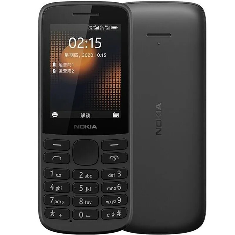Nokia 215 Dual SIM 4G Unlocked Bluetooth 128MB 64MB RAM Classic Mobile Phone