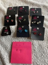 Paparazzi Earrings Lot Of 9 lips, penguin sandals   cactus watermelon