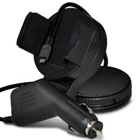In Car Kit Suction Phone Holder+Charger Windscreen/Dashboard Mount Cradle Swivel