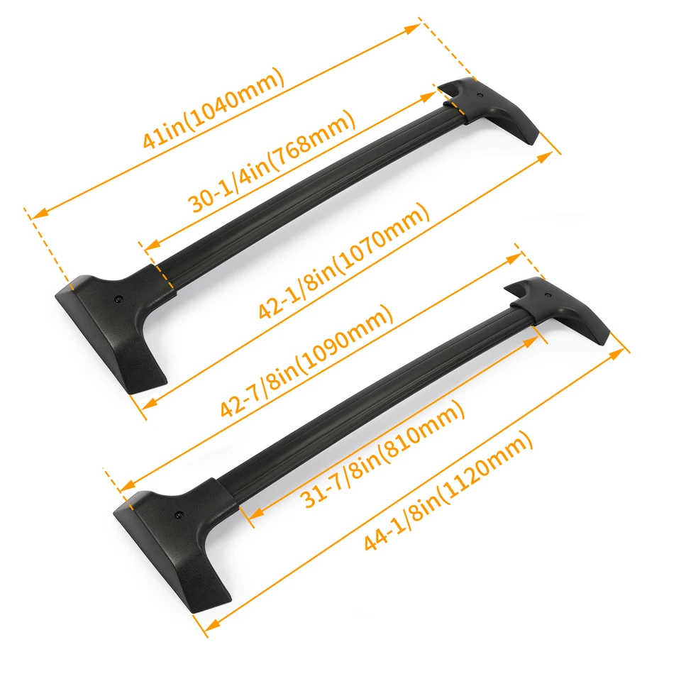 Portaequipajes barras transversales portaequipajes portaequipajes para Chevy Chevrolet Traverse 2009-2017 Foto 2 de 4