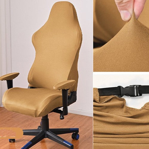 Ergonomic Computer Chair Slipcover Spandex Stretch Cover for Racing Gaming Chair - Picture 9 of 33