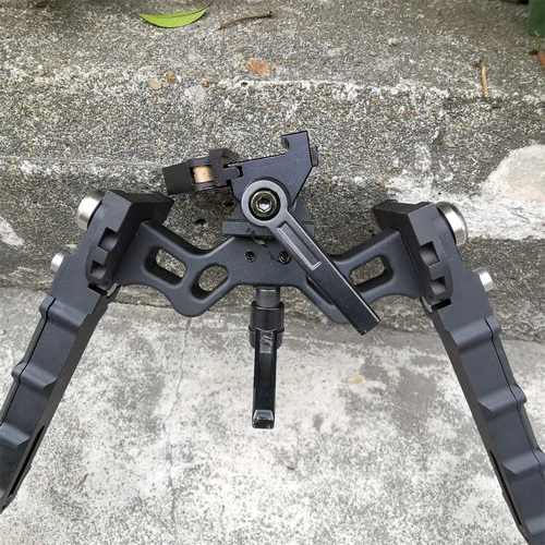 Rifle Bipod 360Degrees Swivel 7.5-9'' Adjustable Height Folding Design Picatinny - Picture 12 of 25