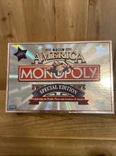 Monopoly America Special Board Game Toy 2002 Parker Bros Hasbro Complete NOB
