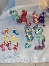Lot Of Fingerlings Minis Electronic Monkey Unicorn Sloth