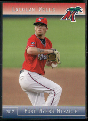 Lachlan Wells 2017 Ft Myers Miracle Team Set 