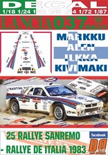 DECAL LANCIA 037 RALLY M.ALEN R. SANREMO 1983 2nd (04)