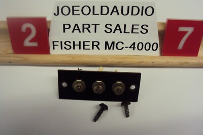Fisher MC-4000 Combo Receiver Antenna Input Jack Panel. Tested. Parting MC-4000