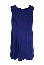 NWT Nine West Royal Blue Sleeveless Casual Fit and Flare Dress Womans Size 10