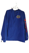Champion NCAA Mens Half Zip Packable Hooded Wind Jacket Florida Gators Large L