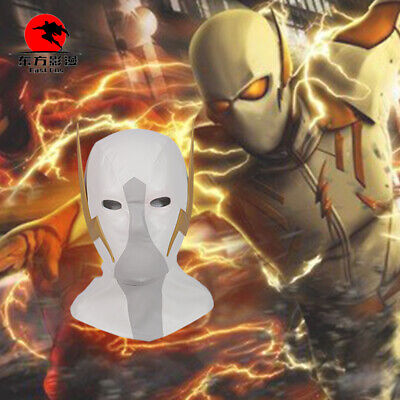 Dfym The Flash Season 5 God Speed Cosplay Headwear Headgear White Mask Helmet Ebay