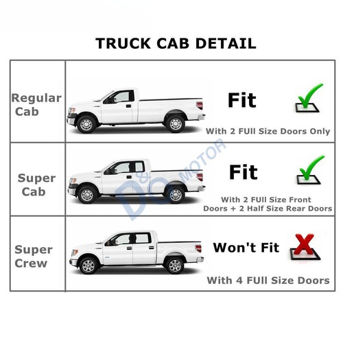 Window Vent Visor For Ranger/B-Series Regular/Super Cab Sun/Rain Guard InChannel - Picture 3 of 4