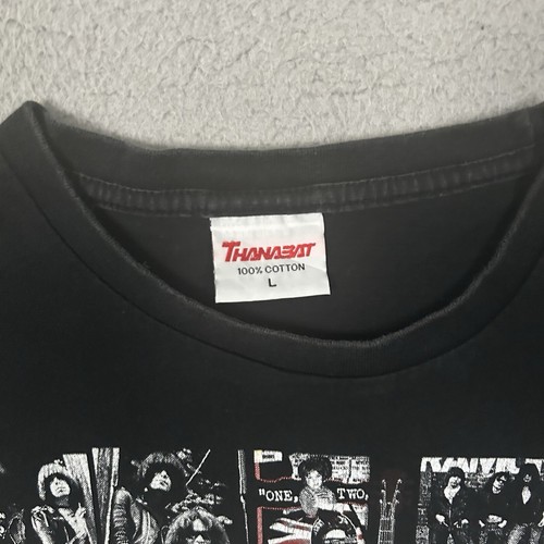 Y2K Thanabat Monsters of Rock T-shirt Led Zeppelin Nirvana The Beatles... Sz L - Picture 5 of 14