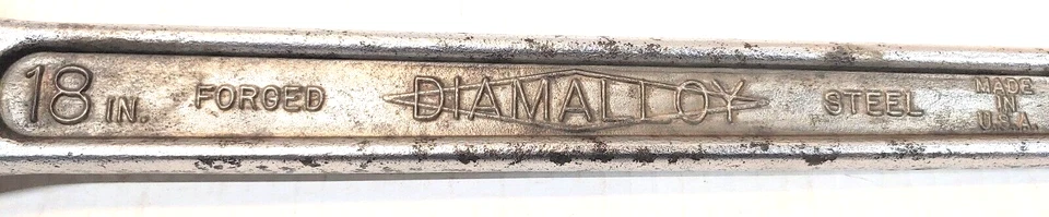 Diamalloy 18" Llave Ajustable Diamond Calk Horseshoe Co. Duluth, MN Forjada EE. UU. Foto 4 de 4