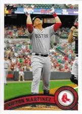 Victor Martinez 2011 Topps #218 Red Sox ID:30082