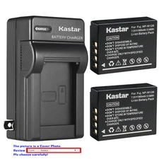 Kastar Battery AC Wall Charger for Fujifilm NP-W126 NP-W126s Fuji X100V Camera