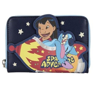 LOUNGEFLY Disney Lilo & Stitch Space Wallet (Brand New) Wow Fast Shipping!!