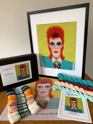 Appletons David Bowie Tapestry Kit Designed by Emily Peacock - Picture 2 of 4