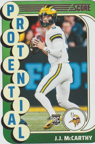 2024 Score J.J. McCarthy #10