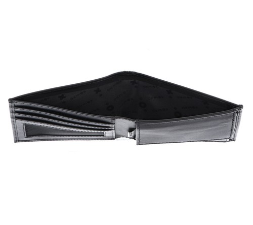 oxmox Leather RFID Protect billetera de bolsillo negra nueva - Imagen 5 de 9