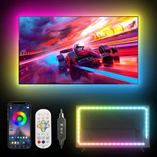 LED Lights for TV,13.1FT RGB TV Gaming Lights Back light Behind,For 43-55 In, Sm