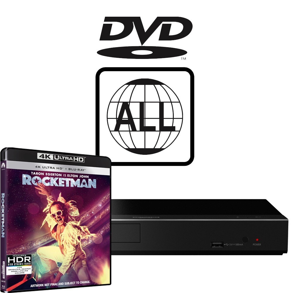 Panasonic Blu-ray Player DP-UB450 MultiRegion for DVD 4K & Rocketman UHD
