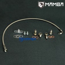 Mamba Turbo Oil Feed Line For Mazda Rx-7 Rx7 13b Fc Fd Ht18s-2s Or Garrett T3 T4