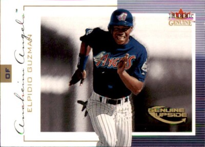 Elpidio Guzman 2001 Fleer Genuine Upside #102 /1500 Anaheim Angels Rookie RC