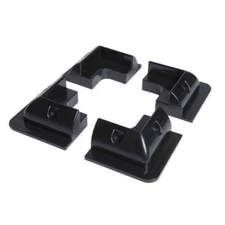 Tektrum Drill-Free Solar Panel Roof-Top Corner Mounting Brackets for RV-Set of 4