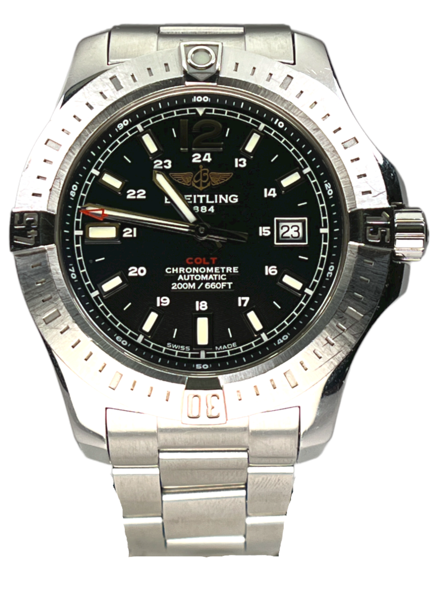 Breitling Colt Automatic A17388 Stainless Steel Automatic Black