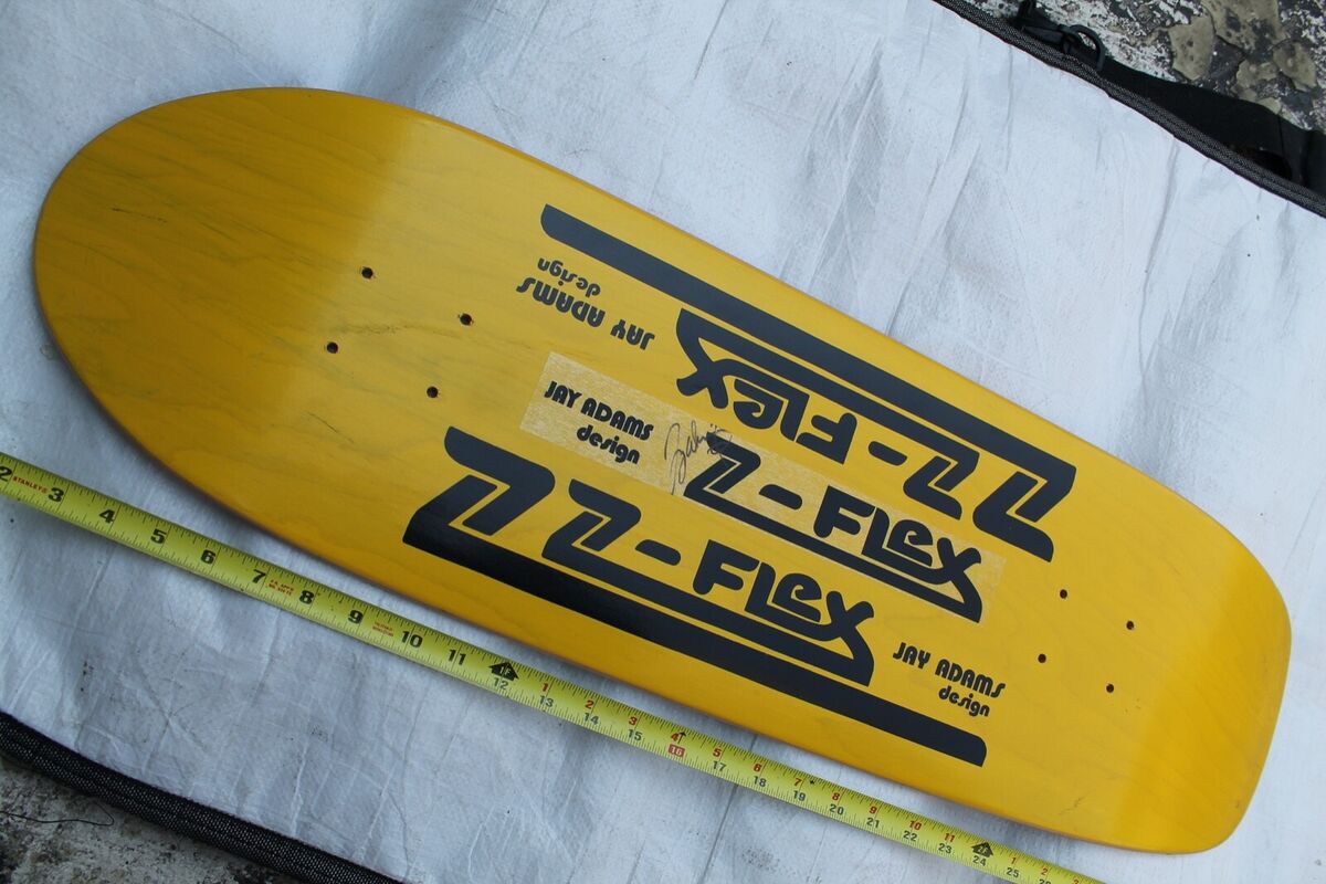 Jay Adams Model Z-Flex Autographed Dogtown 9.5x32in. Vintage