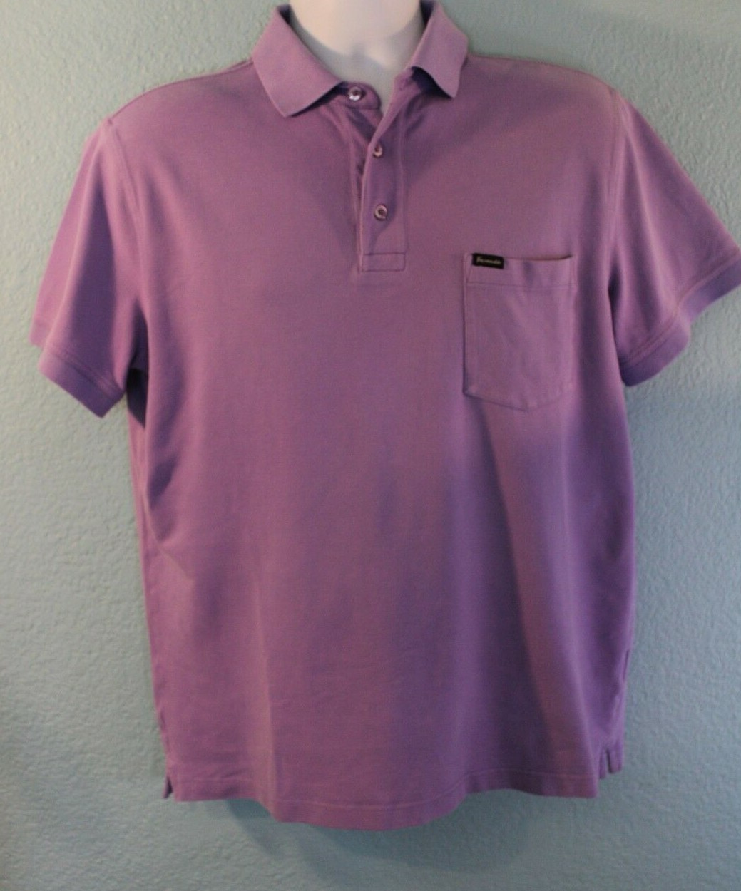Faconnable Classique Men's Small Light Purple Pol… - image 1