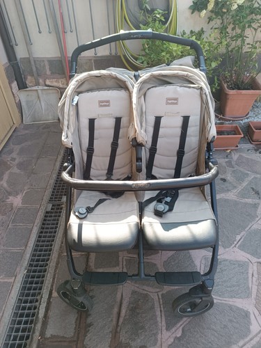 trio passeggino gemellare Peg Perego book for two - Foto 2 di 5