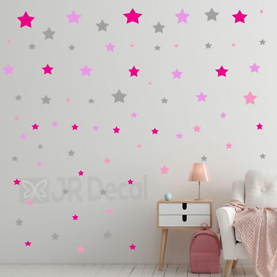 Stern Aufkleber für Wände, Kinderzimmer Wand, Stern Wandaufkleber, Schlafzimmeraufkleber