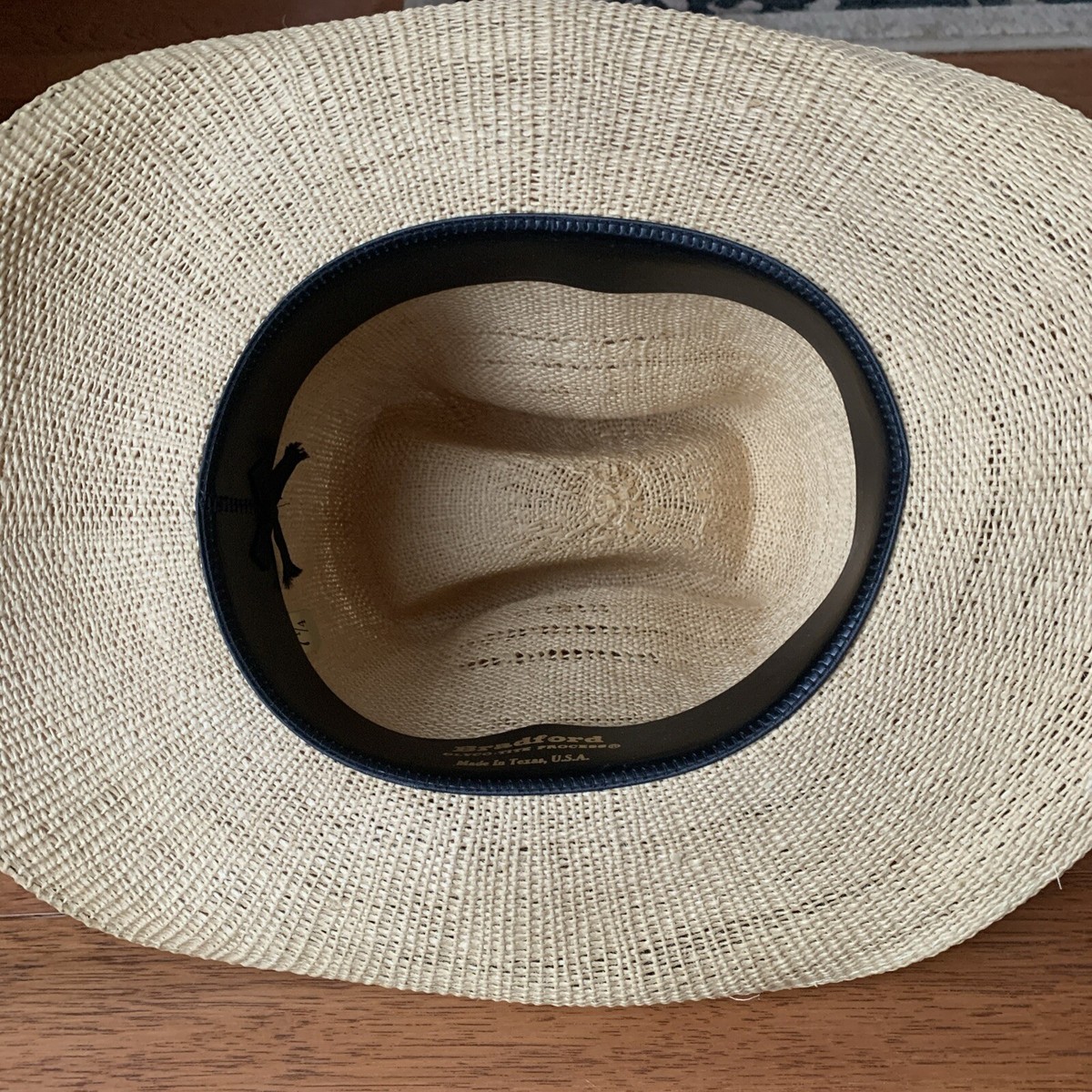 Chapeau Cowboy Bradford – Castor Vintage – Taille 7 1/4 – Gris – Fabriqué USA – Style Western