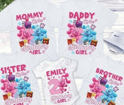 Magenta Birthday Shirts, Blues Clues 