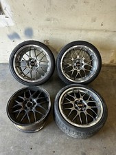 19 Inch Staggered BBS RS-GT 19x8.5 19x9.5 5x120 BMW Bolt Pattern E9x *NOTE