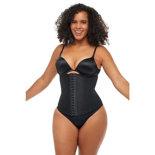 ARDYSS GOLDEN CORSET BODY MAGIC WAIST TRAINING CINCHER FIRM CONTROL BLACK BEIGE - Picture 2 of 13