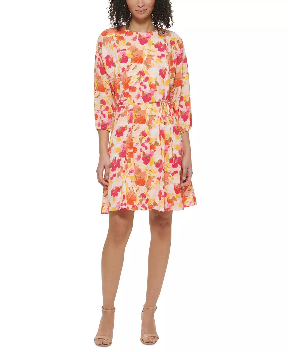 jessica howard short sleeve floral midi fit flare dress Buy Amarra Dress Style 88796 main image 1