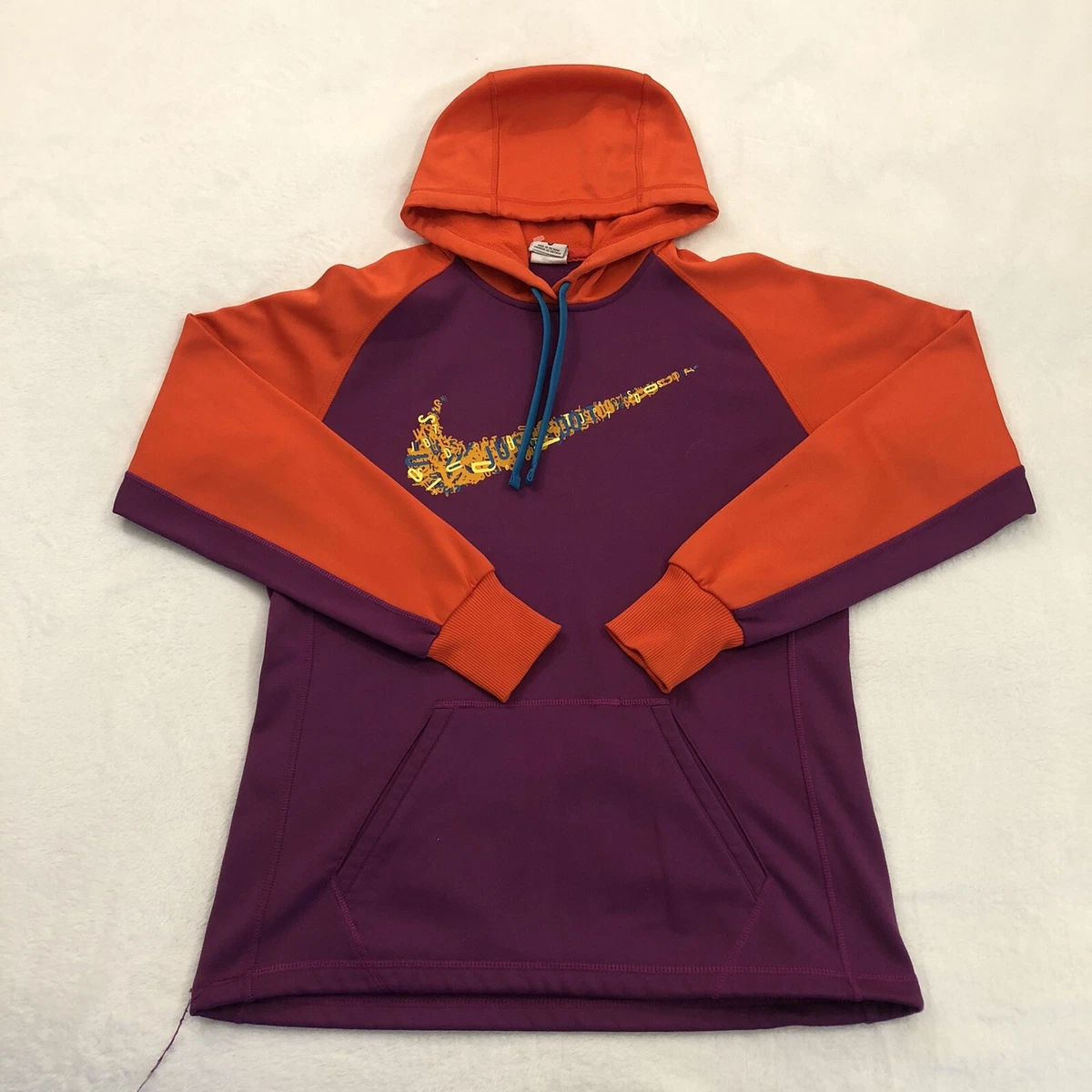 nike orange hoodie just do it