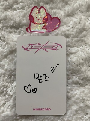 ATEEZ mini record LD THE WORLD EP.FIN:WILL LUCKY DRAW PHOTO