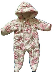 baby girl one piece snowsuit