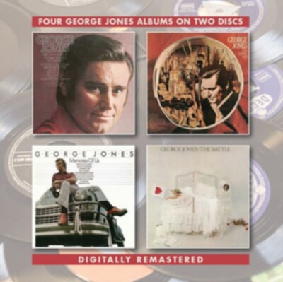 George Jones   George Jones / In A Gospel Way / Memories Of Us / The Battle 2 CD